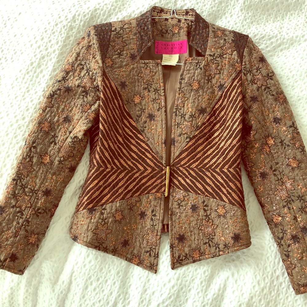 Christian Lacroix blazer and skirt set